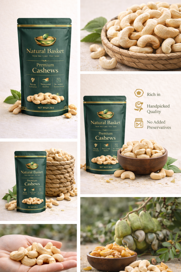 natural basket cashews